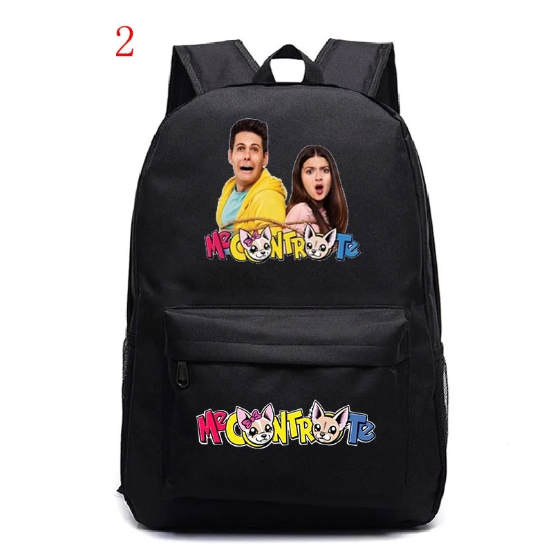 Me Contro Te School Backpacks Boys Girls Knapsack Hiking Travel Backpacks for Teens Daily Rucksack back to School Bags gifts