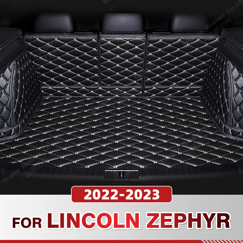 

Автомобильный коврик для багажника с полным покрытием для Lincoln Zephyr 2022 2023, автомобильная Накладка для багажника, подкладка для груза, защитные аксессуары для интерьера