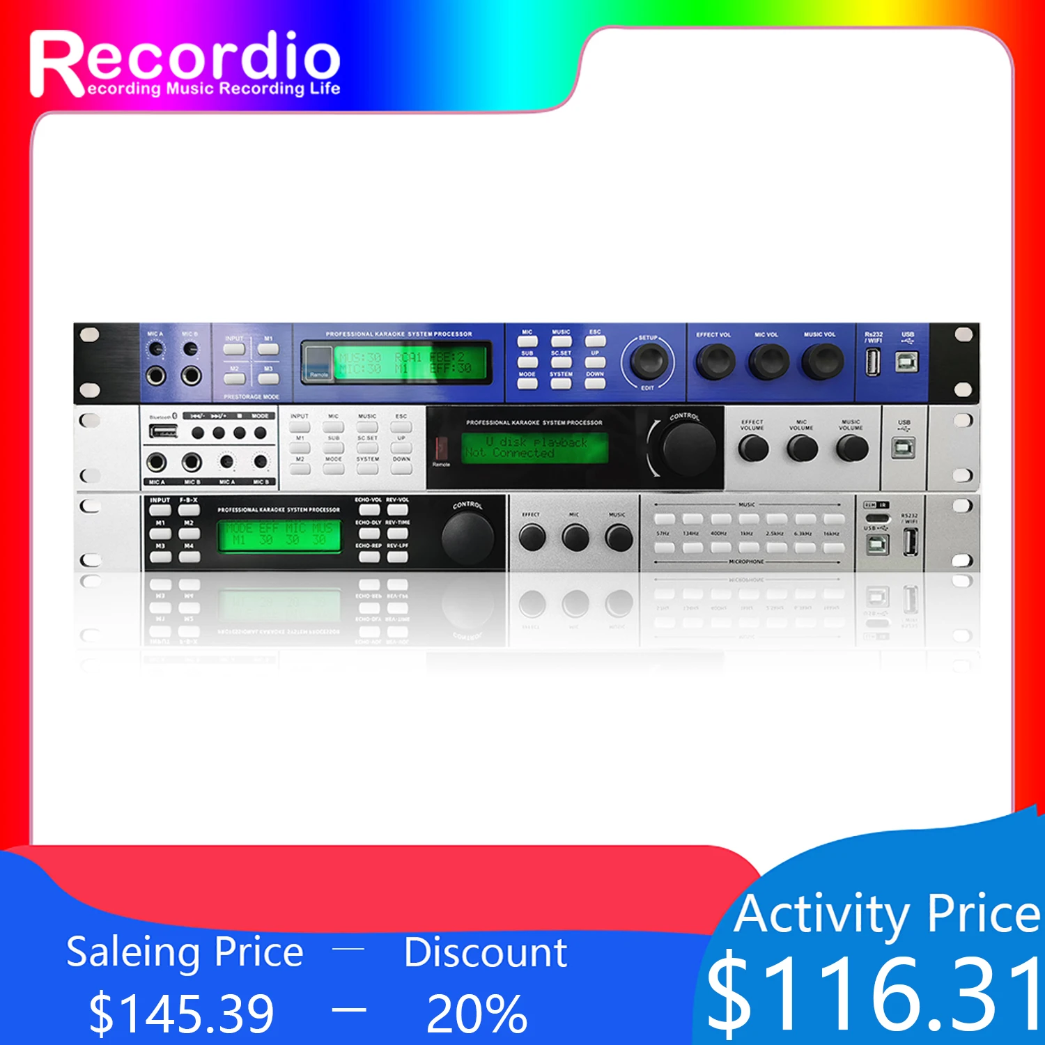 GAX 10FX speakers audio system sound dsp digital processors karaoke