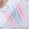 Eyebrow Tweezers Stainless Steel Slant Tip Hair Removal Makeup Tool Kit Eyelashes Extension High Precision Anti-Static Tweezers 3