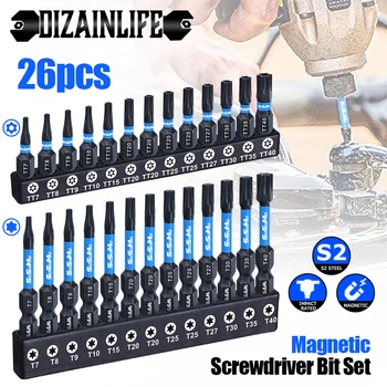 26-Piece Magnetic Torx Bit Set 1