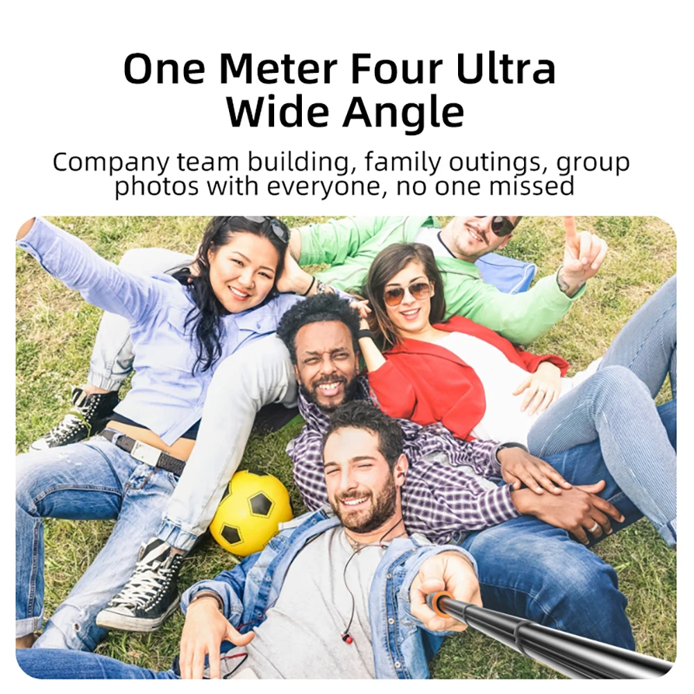 Adjustable 1.38M Selfie Stick Tripod with Extension Rod for Cameras & Accessories