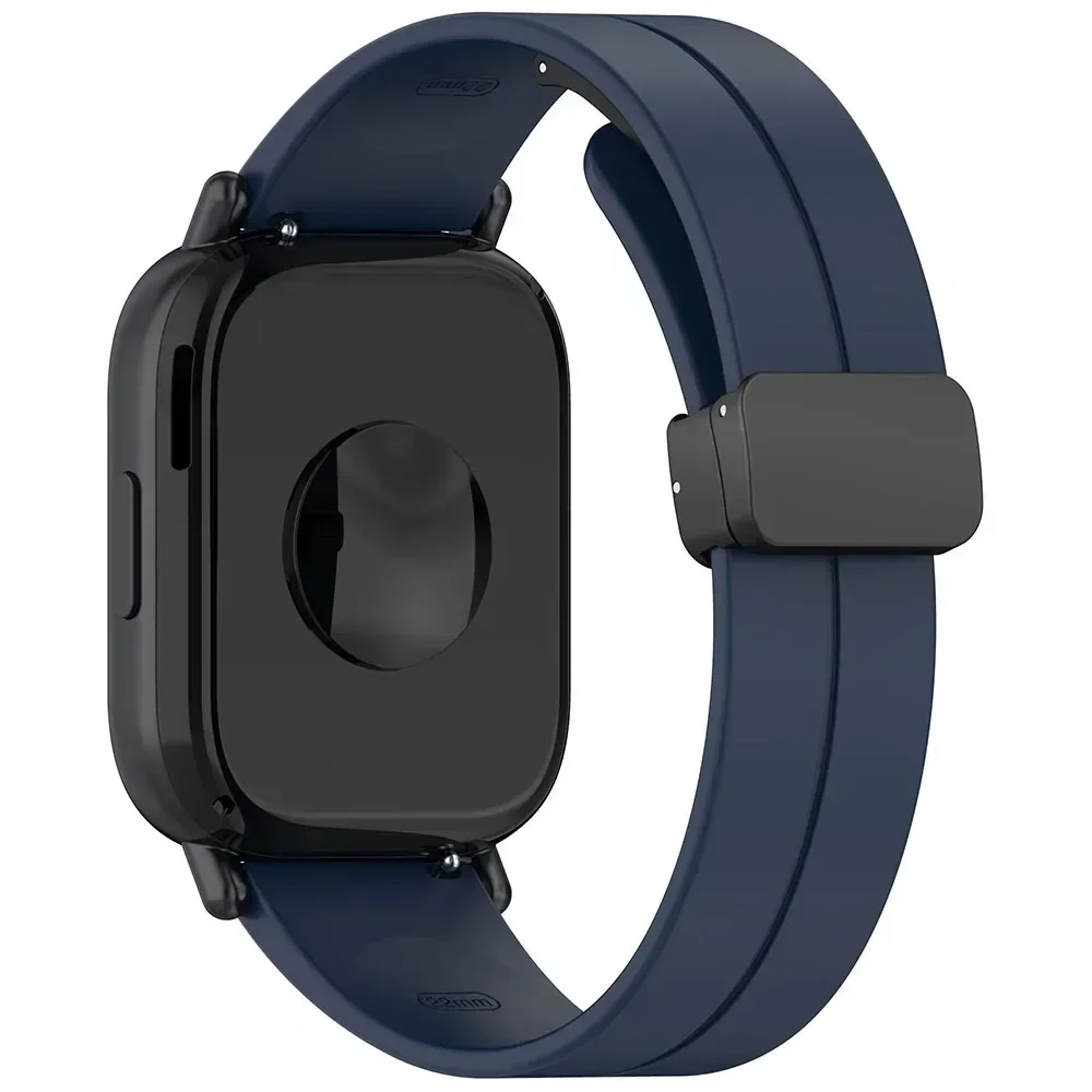 Soft Silicone Magnetic Buckle Watch Band - 20mm/22mm