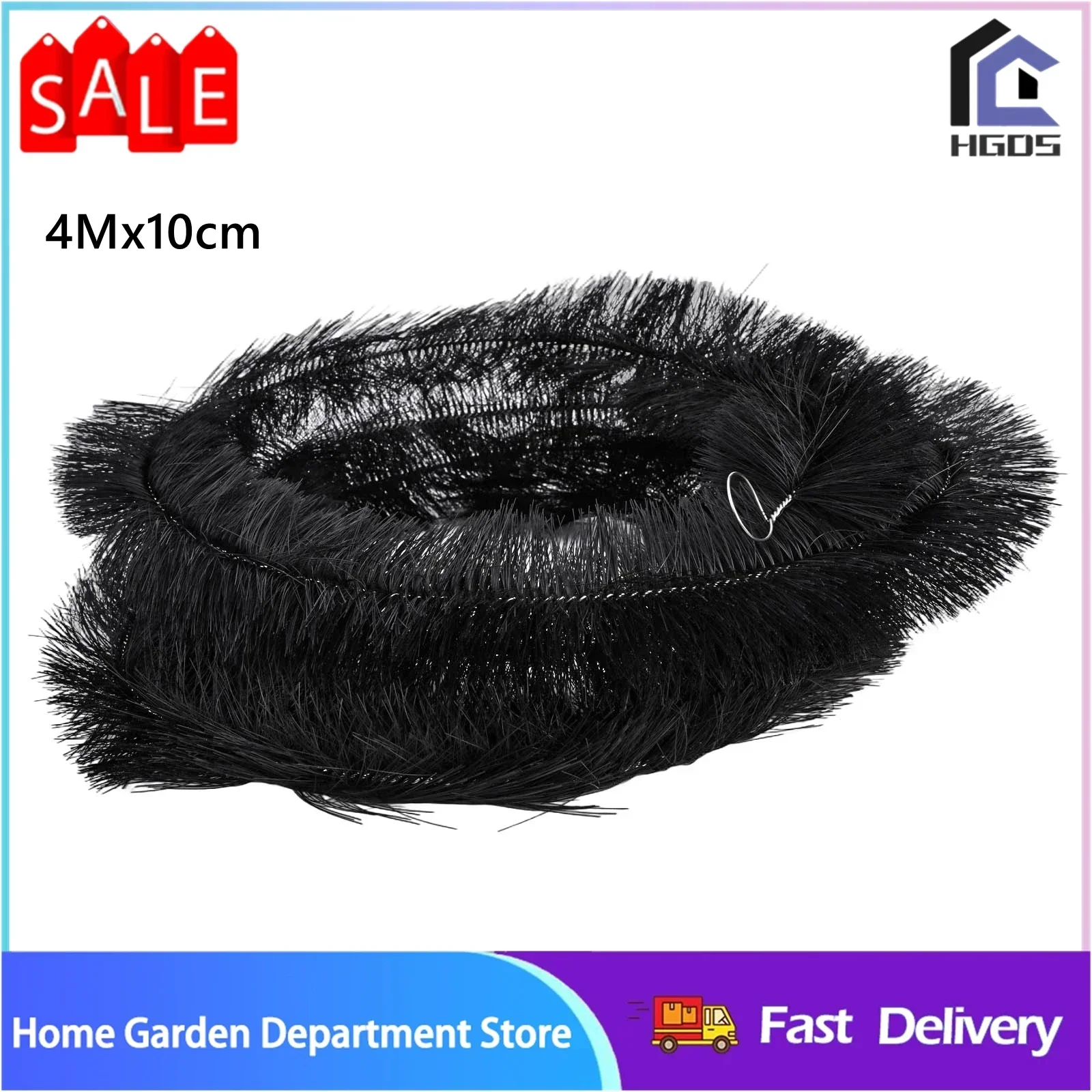 4 Meter Gutter Guard Brush Leaf Filter Protection Clog Remover Roof Downpipe Roof Drainage Pipe Leaf Filter Eaves Brush pipe cleaner brush