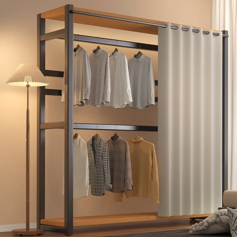 

Minimalism Floor Wardrobe Storage Space Saving Luxury Cabinet Wardrobe Modern European Meuble De Rangement Postmodern Furniture