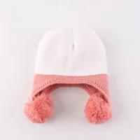 Baby Winter Hat with Earfalp Toddler Girls Boys Beanie Kids Warm Fleece Lined Knit Hat with 2 Cute Ears 2