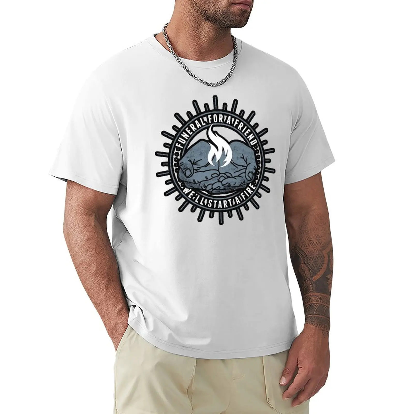 

History Never Die T-Shirt summer clothes sweat mens white t shirts