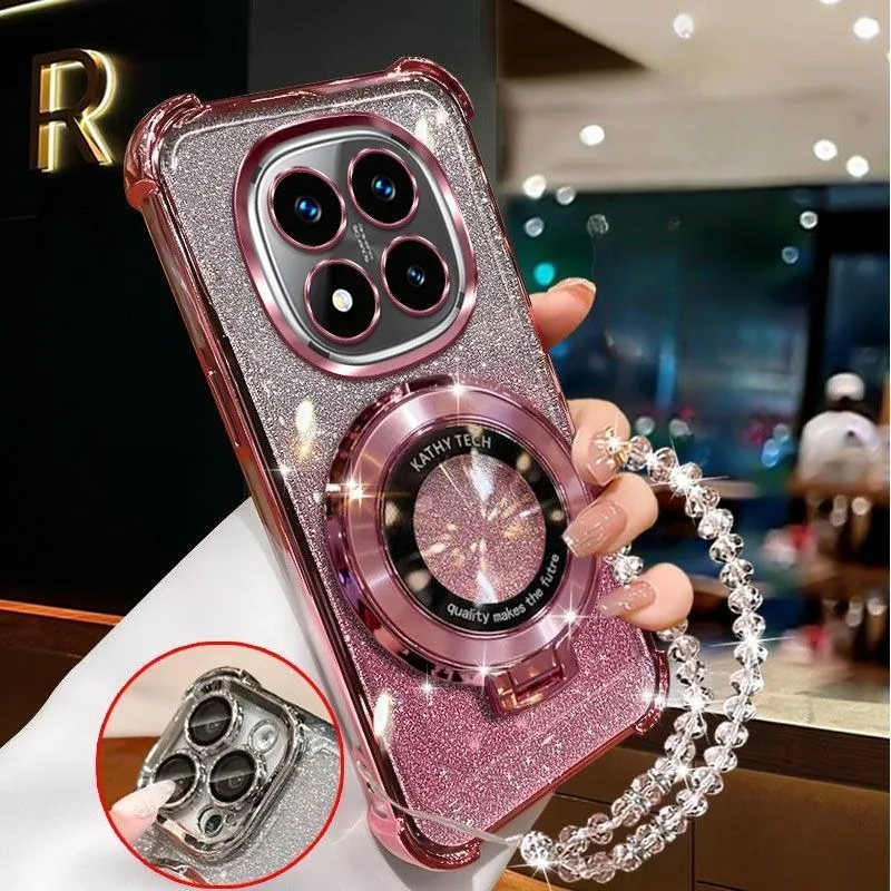 Crystal Bracelet Magnetic Stand Phone Case 2
