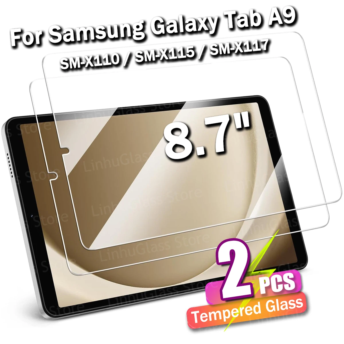 Premium Tempered Glass Screen Protector, 9H Hardness, HD Clarity, Scratch-Resistant