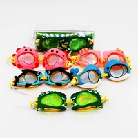 Kids Swimming Glasses One - Piece Cartoon Goggles for Children Comfort Waterproof Diving Equipment Wholesale 1