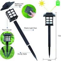 2/4/6/8Pcs Solar LED Pathway Lights Outdoor Waterproof Walkway Garden Decor Street Lamp for Landscape Yard Patio Driveway 4