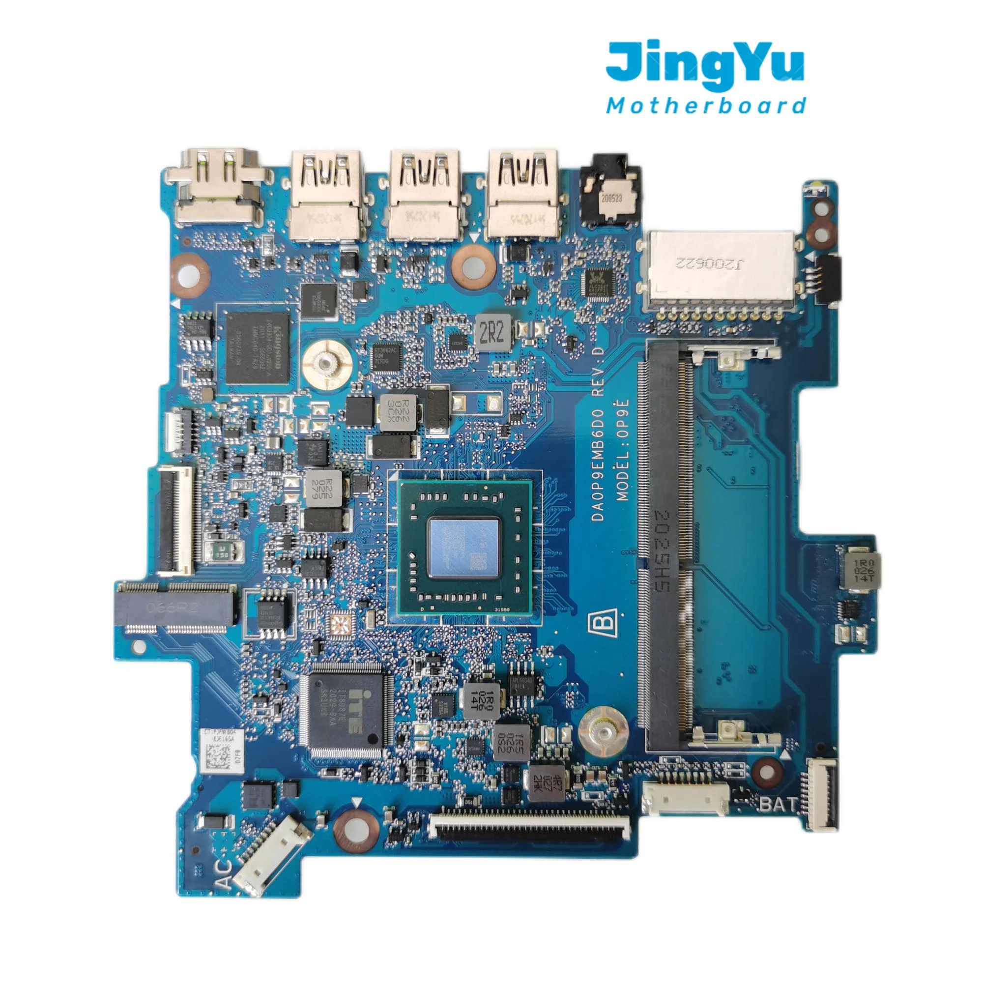 

For HP LAPTOP 14-DS Motherboard DA0P9EMB6D0 REV:D Mainboard with A4-9120e 64G Tested Ok