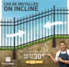 Fencer Wire 76Ft Heavy Duty Pinnacle Fence Barrier Kit, Anti-Rust Metal Steel Fence With 4Ft Height X 8Ft Width Panels, Gate, 5