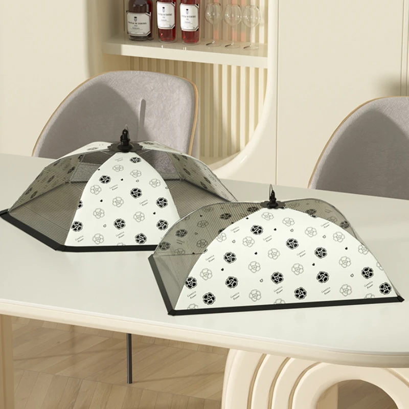 Food Cover New Collapsible Dish Cover Meal Dust Leftover Food Cover Household Breathable Dust Anti-mosquito Anti-fly Home Dining Table