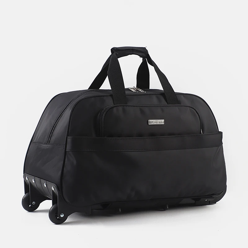 Trolley Bag Portable Waterproof Travel Suitcase Rolling Luggage With Wheels Men Women travel bag pull bar suitcase