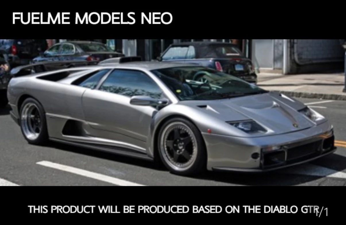 Fuelme 1:64 ランボルギーニ ディアブロ gtr シリーズ新しい限定版樹脂