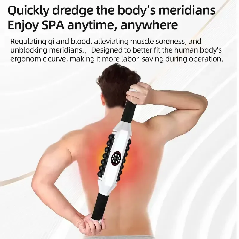 Rechargeable Roller for Muscle Body Relaxing High Frequency Rolling Massage Anti-Cellulite Body Shapping Slimming Machine