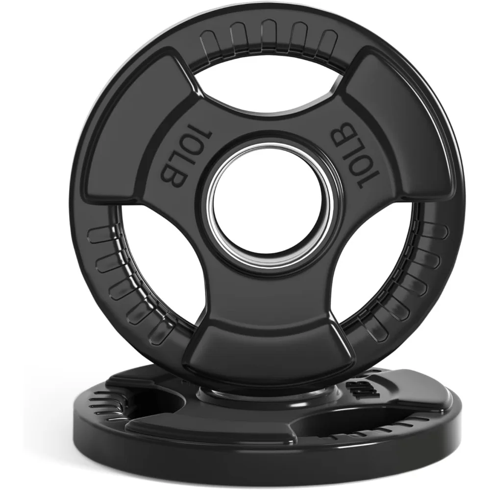 

2-дюймовые резиновые штанги для силовых тренировок, тяжелой атлетики, цельная Чугунная Пластина для штанги в одном/парном/наборе