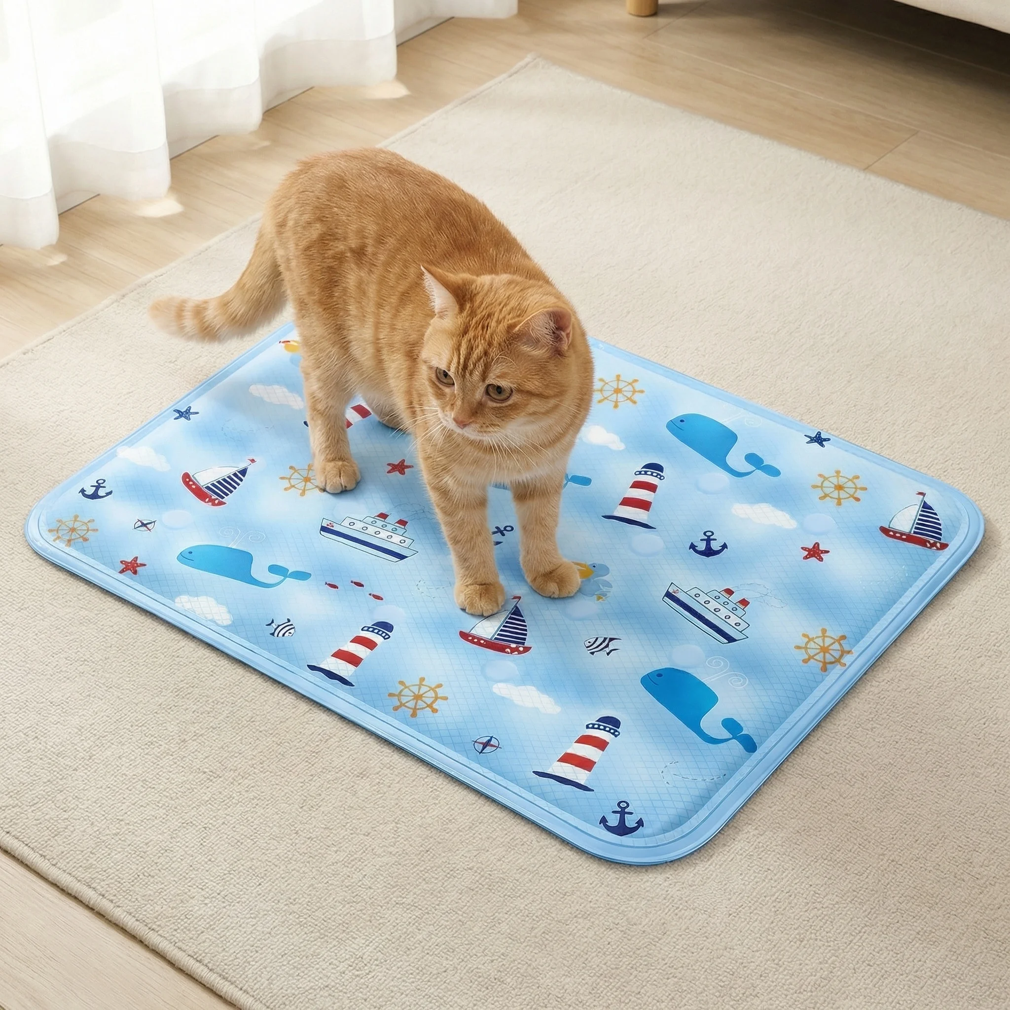 Summer Pet Cooling Pad For Dogs And Cats Universal Cooling Mat_voghion.com