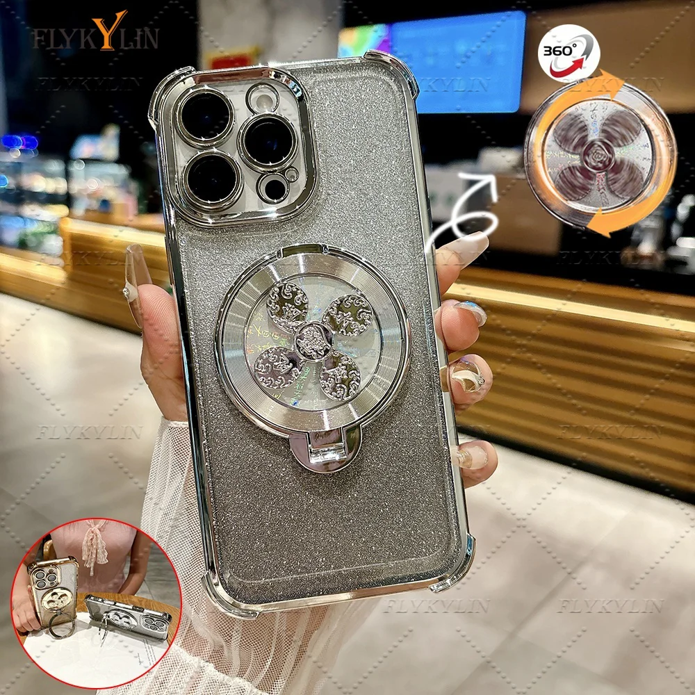 Durable Anti-Shock and Anti-Drop Phone Case with Bracket Protection Cover