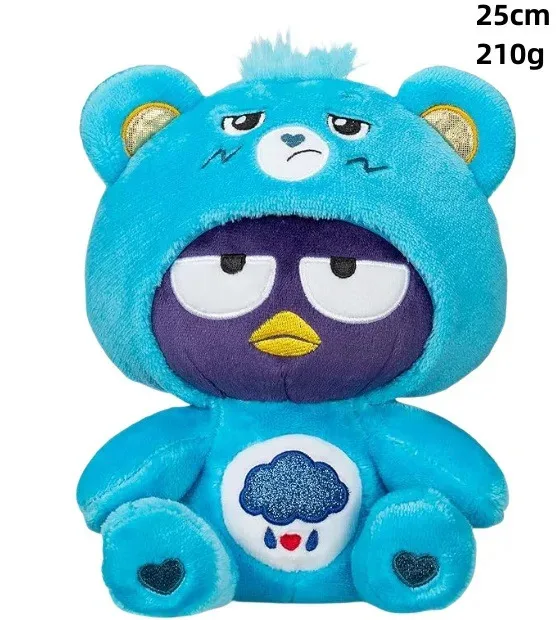 thumbnail image 1 of MINISO - Nuevo diseño de oso de peluche arcoíris cariñoso, compañero de sueño para niñas, bebés, niños, oso azul y rosa, juguetes de peluche, regalo de cumpleaños, 1 of 5