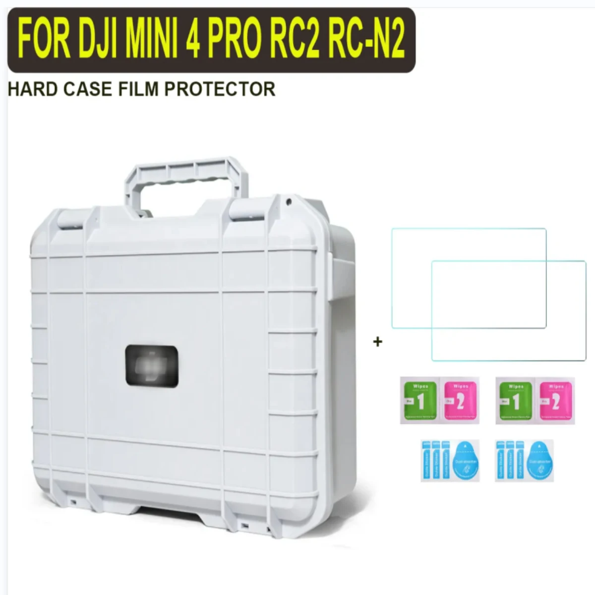 Film protector for DJI mini 4 Pro Case Explosion-Proof Portable RC2 Shoulder Bag RC-N2 Daul Using for DJI mini 4 pro Accessories