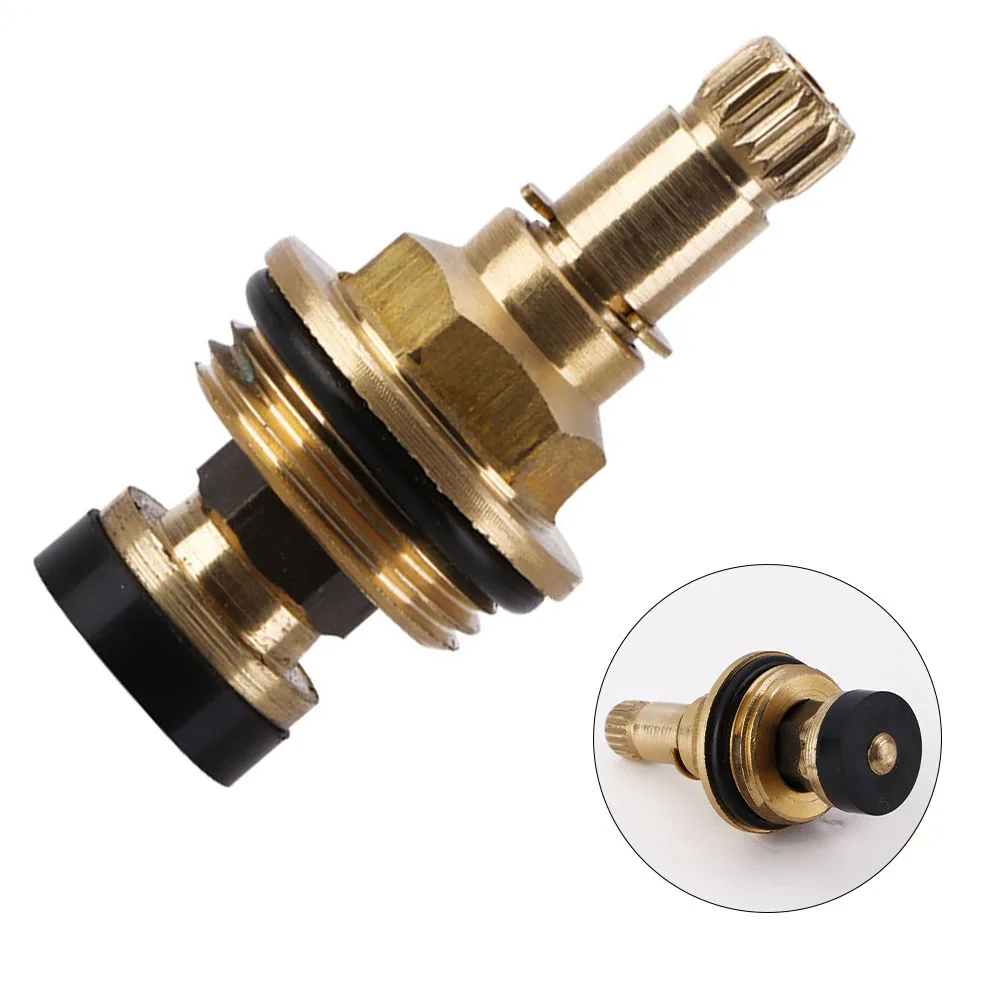 Brass Spool Faucet Hot And Cold Water Spool G1/2 Kitchen Sink Mixer Tap Stream Sprayer Head