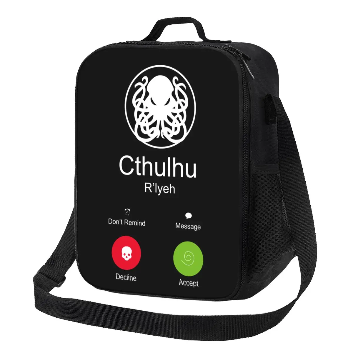 

Изолированный Ланч-бокс The Call Of Cthulhu для пикника на открытом воздухе, портативный охладитель Осьминог R'lyeh, термоланч-бокс для женщин и детей