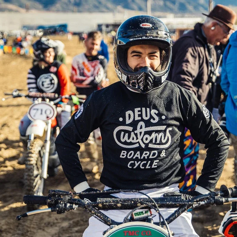 [DEUS EX MACHINA] Racing Tee ★大人気★ T_DMW41808R.TokyoAddress.White