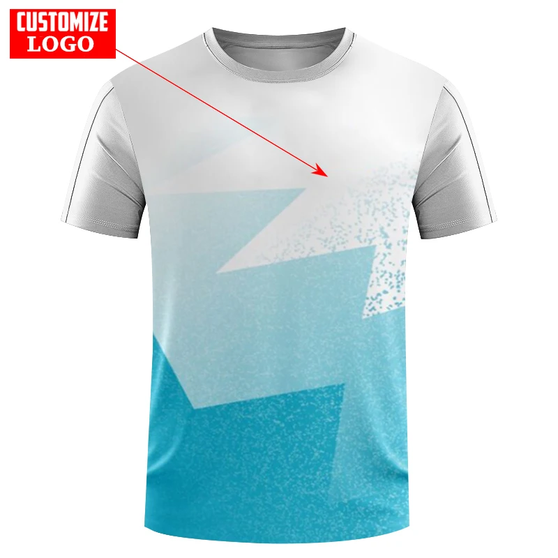 

Free Customized Men's T-shirt New Quick Drying Table Tennis Jersey Men's Shirt Fashion Print Sports Badminton Top T-shirt