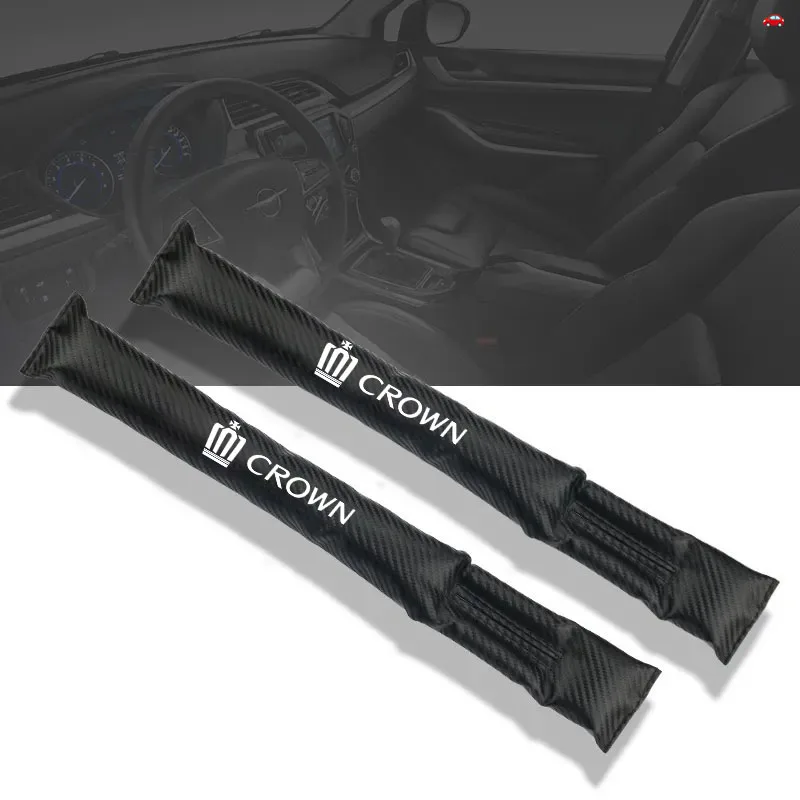 1/2Pcs Carbon Fiber Car Interior Seat Gap Plug Filler Pad For Toyota Crown  JZS171 JZS171W JZX175 JZX171 GRS180 181 182 183 184 - AliExpress