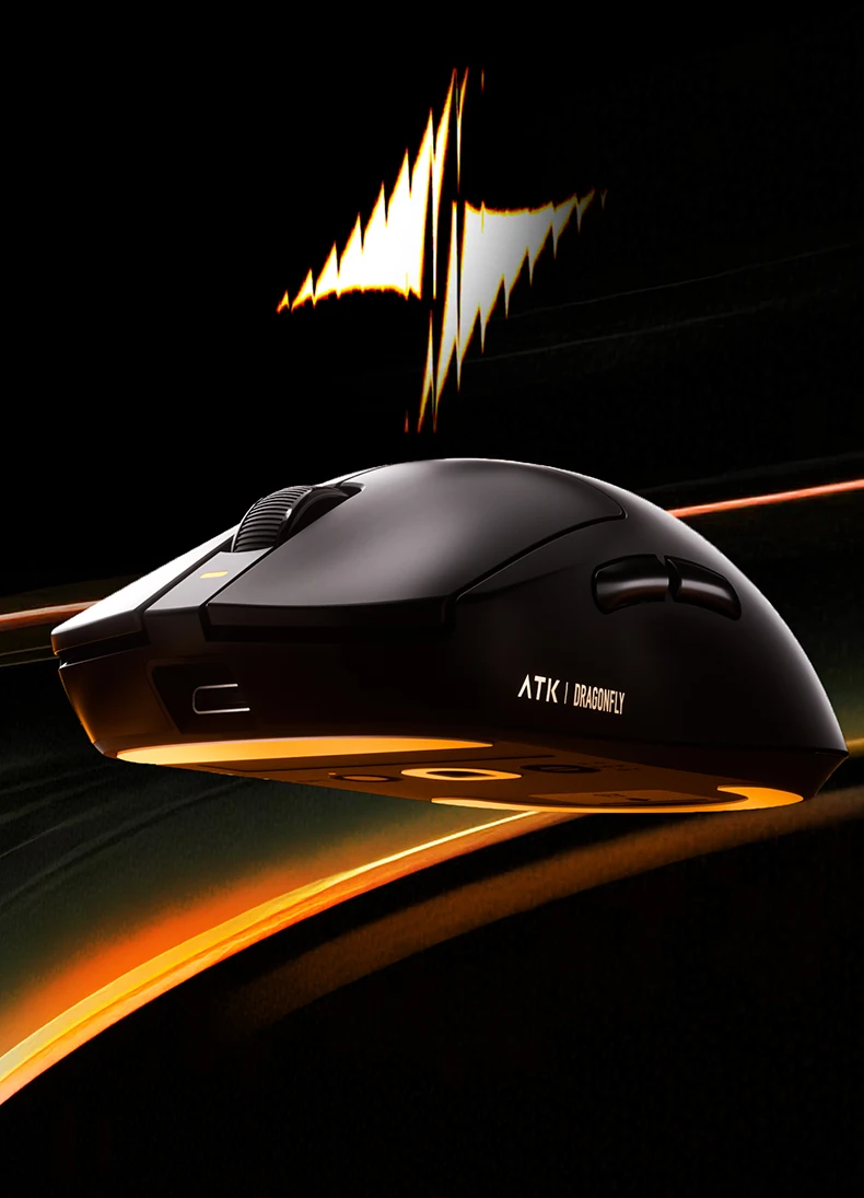 Atk Dragonfly A9 Drahtlose Bluetooth-Maus Gaming Ergonomischer Computer Büro Drei-Modus Star Flash Edition Maus Junge Geburtstagsgeschenk – Detail 16