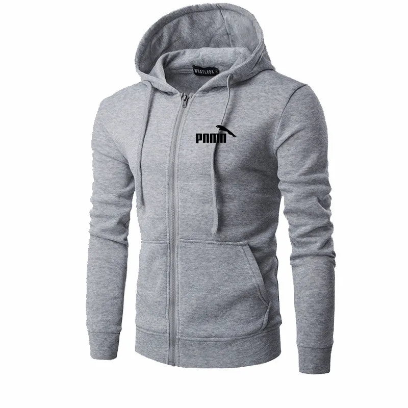 الخريف الرجال بلوزات طويلة الأكمام سترة هوديي سستة...