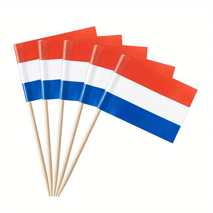 100 stücke holländische Mini-Papier fahnen für Käse markierungen, Cupcake-Topper und Cocktail-Picks, lebensmittel echt und perfekt für Partys und Veranstaltungen
