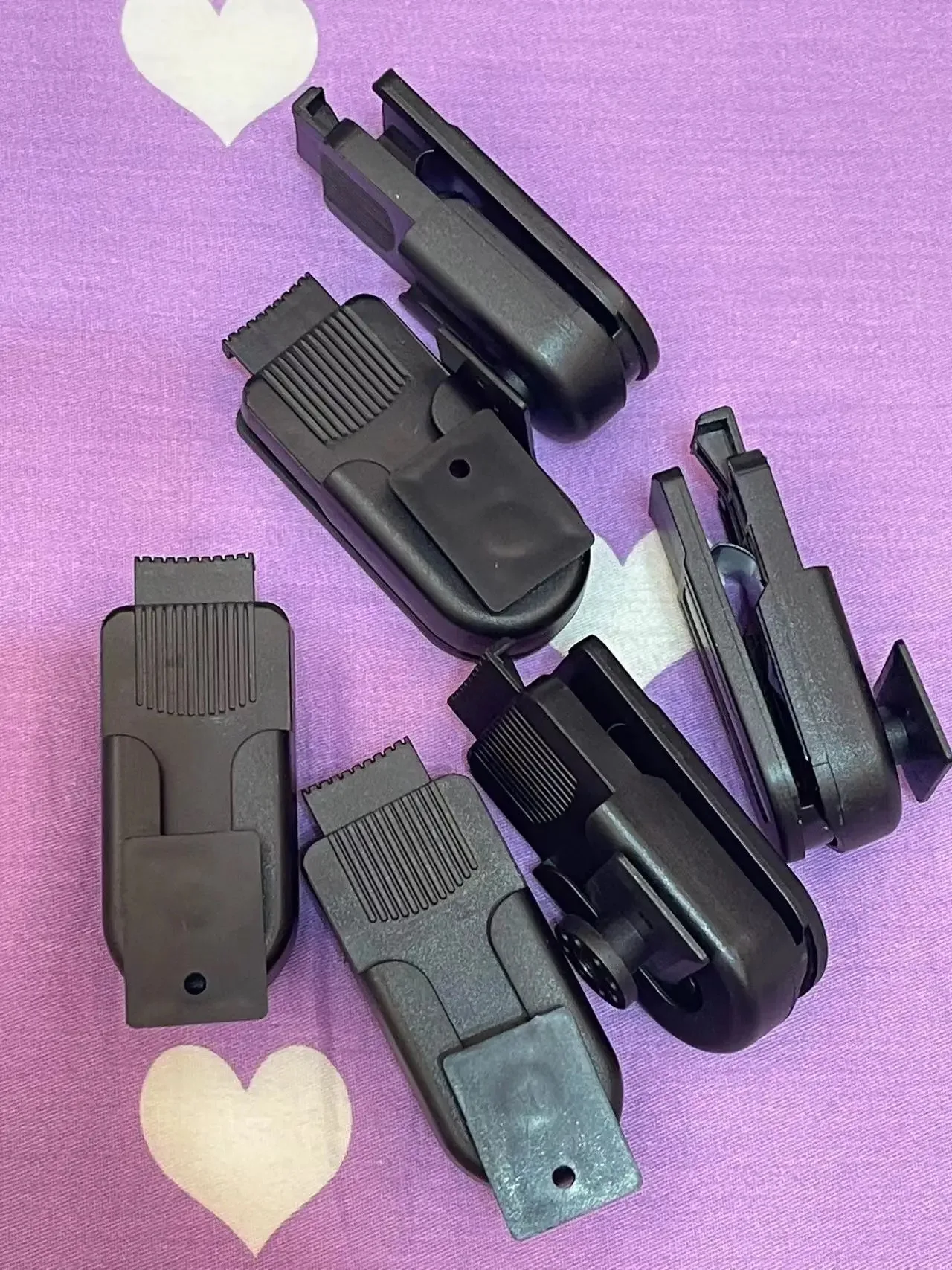 Mobile Phone Back Clips Point of Sale Toggle Clip Tactical Flashlight Pouch Holster Satchel Backpack Sheath