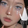 Pearlescent Liquid Eyeshadow, Mini Eyeliner With Smooth Glitter Finish, Silver Sequins, Long-Lasting Shine Eyeliner Eye Makeup 1