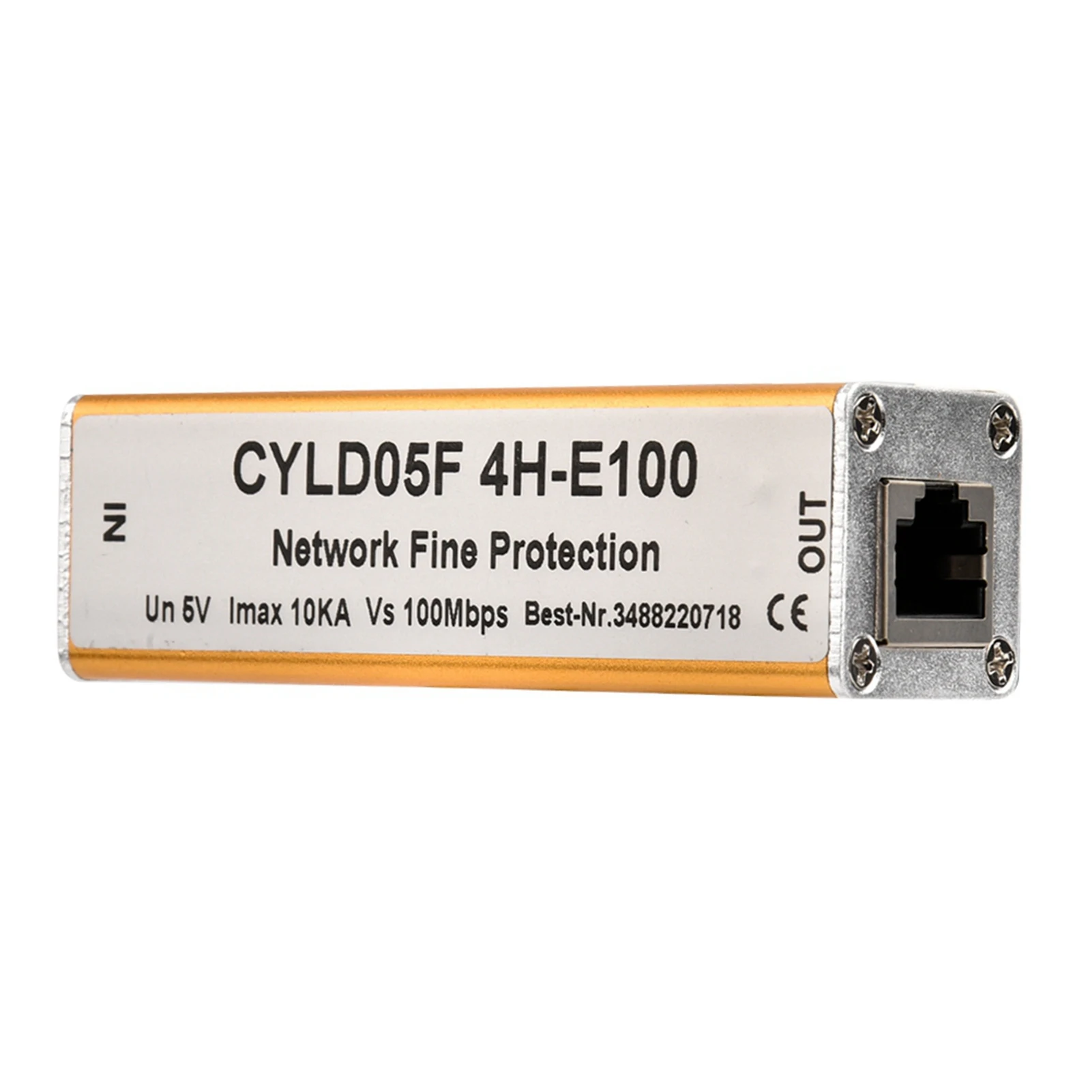 ZK40 RJ45 RJ11 Adapter Ethernet Network Surge Protector Thunder Lighting Arrester Protection 5V