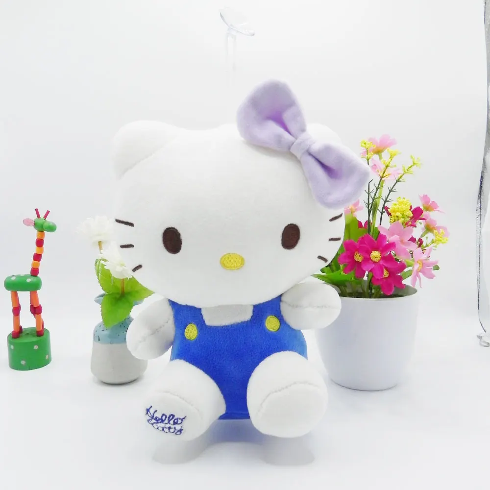 thumbnail image 1 of 20cm Hello Kitty Plush Toys Cute Sanrio Movie KT Cat peluche Dolls Soft Stuffed kawaii Hello Kitty Toy Baby Christmas Gift, 1 of 5
