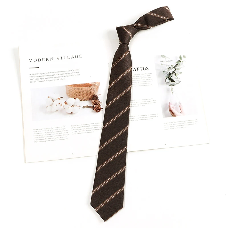 Retro Plaid Striped Lazy-Free Japanese Style Tie Women's Junior Wear Bow Tie College Style Men's Fashion bow tie