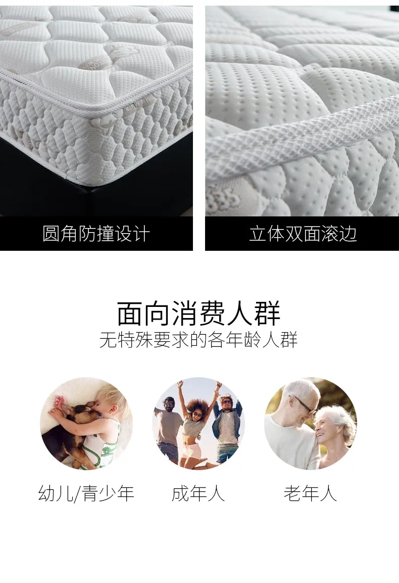 Description Picture 4 of itemSimmons Imported Latex Mattress Soft and Hard Dual-Use 1.8 M1.5 M 2 M Economical Custom Dual-Function