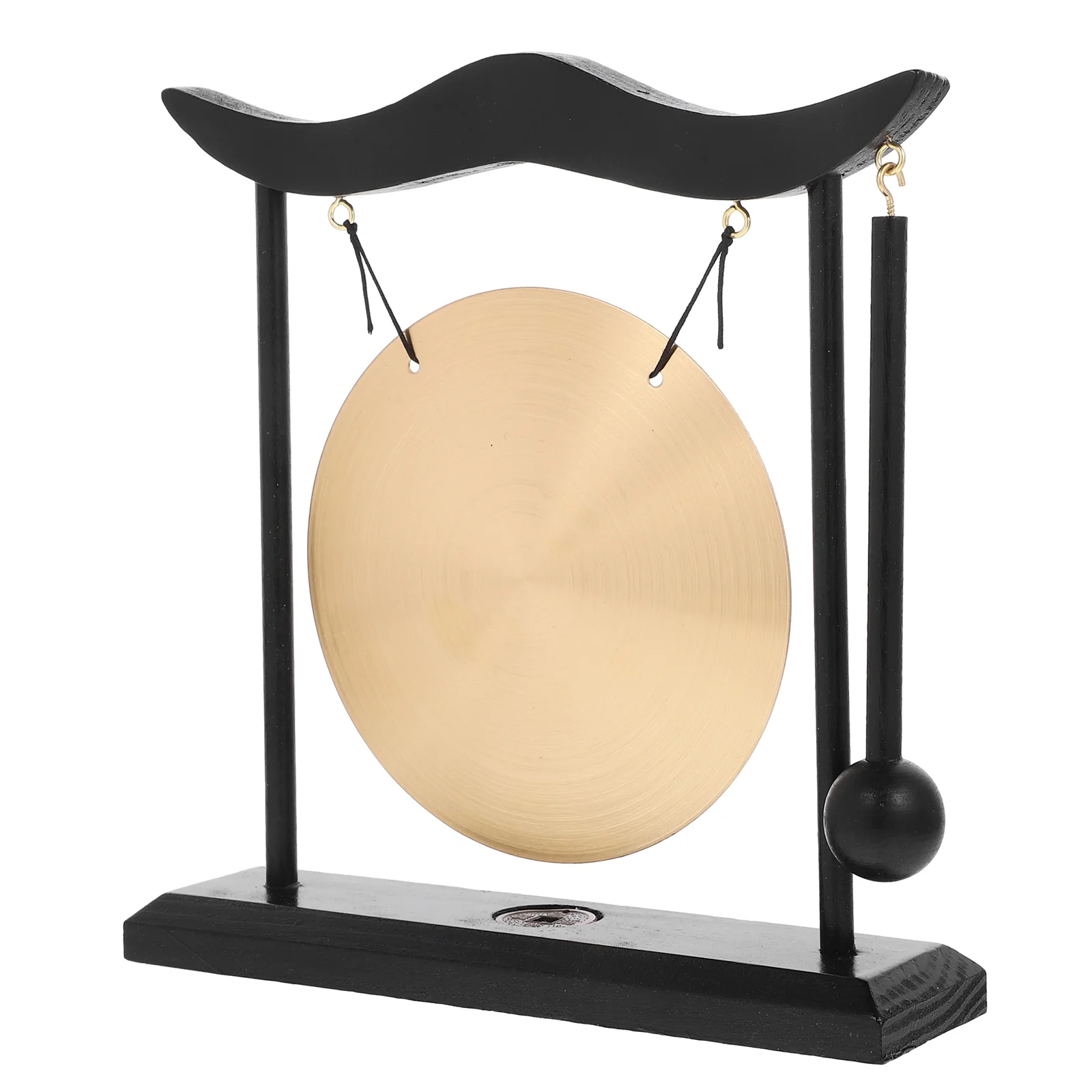 

Feng Shui Tongluo Small Gong Household Copper Desktop Bell Decorative Centerpieces for Living Room Table