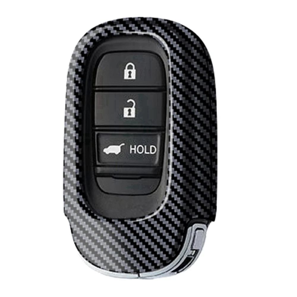 

Car Carbon Fiber Key Protective Case Key Shell Protective Cover Car Accessories for Vezel