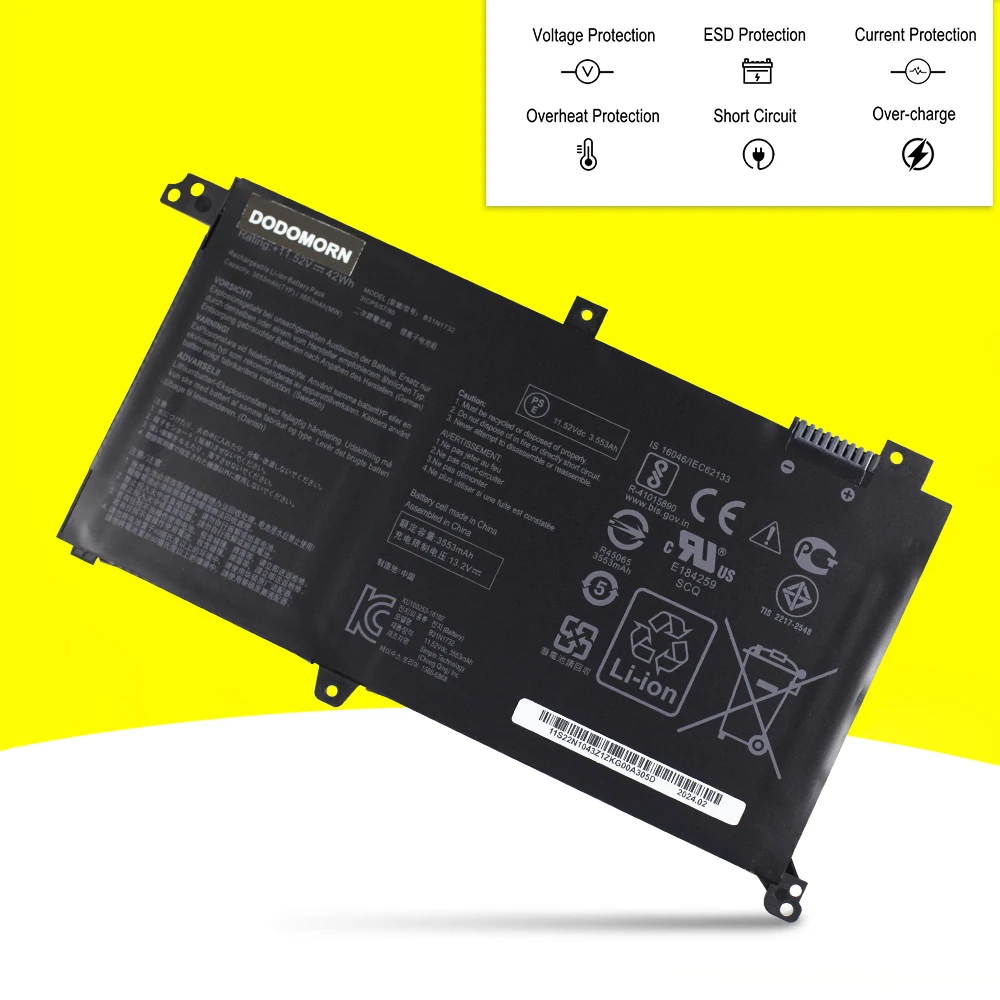 Bateria do Portátil para Asus X571g X571gt X571gd X430fn X430fa X430ua Vivobook S14 S430fa S430fn S430ua 42wh B31n1732 - Imagem 6