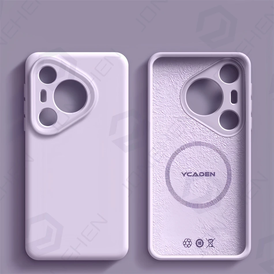 Liquid Silicone Shockproof Magnetic Phone Case - Soft Touch & Durable Protection