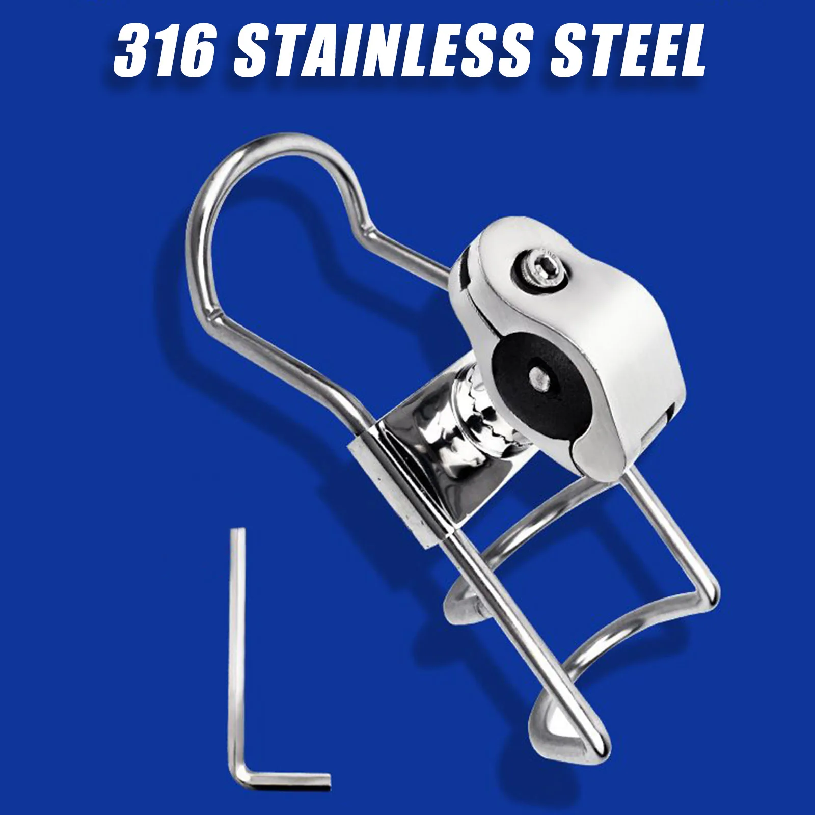 Stainless Ste Fishing Rod Holders for Boat Rust and Corrosion Resistant Fishing Rod Rack Stand Gear Accessories