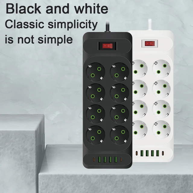 EU 플러그 전원 스트립, 다양한 기능을 갖춘 신제품