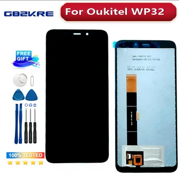 5.93 "Originale Per Oukitel WP32 G2 Del Telefono Cellulare Display LCD Dello Schermo Digitizer Assembly Touch PanelGlass Display Oukitel WP32 Pro