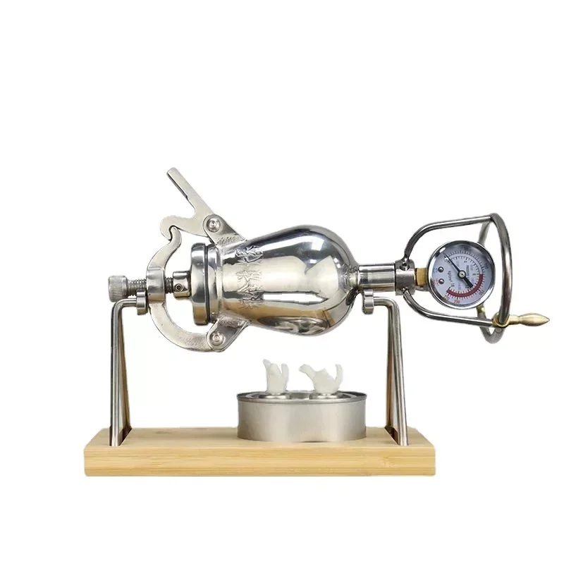 Popcorn popper 300ML Stainless Steel Mini Old-fashioned Hand-cranked Popcorn Machine