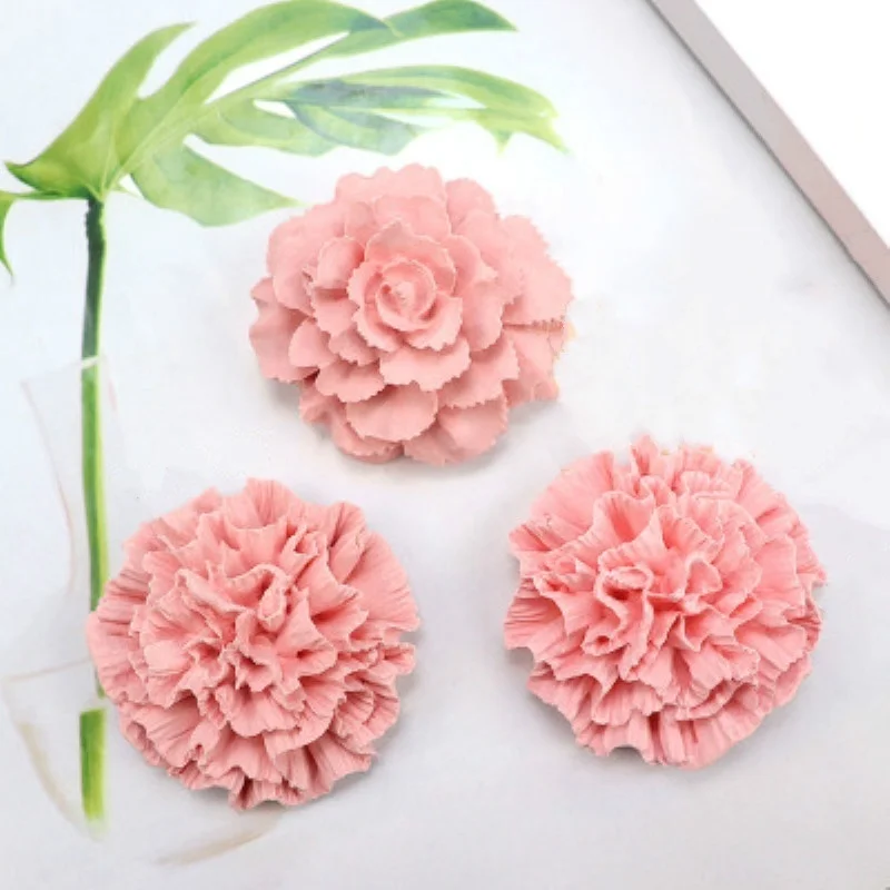 Silicone mold 3D Flower Silicone Mold Homemade Soap Candle Molds Chocolate Cake Decorating Moulds DIY Tools