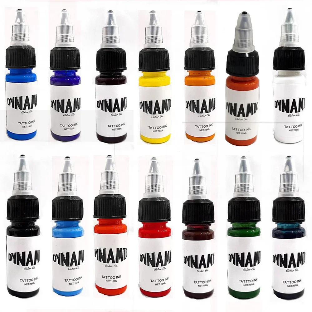 Tattoo Ink Pigment 15ml 14colors with box Body Art Tattoo Kits Professional Beauty Paints Makeup Supplies Practice ink tattoo ink tattoo ink pigment tattoo ink kit